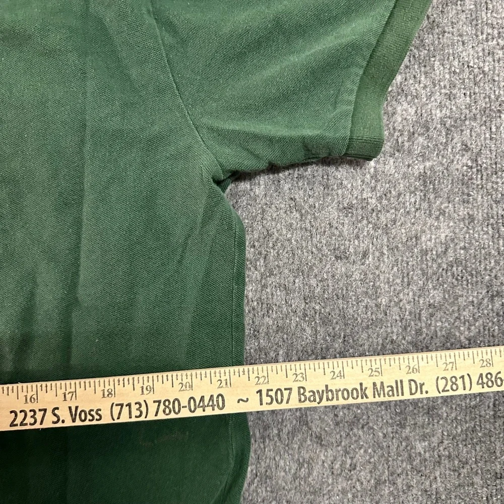 Polo Ralph Lauren Polo Mens Size L Green Short Sleeve Cotton Rips Holes Casual